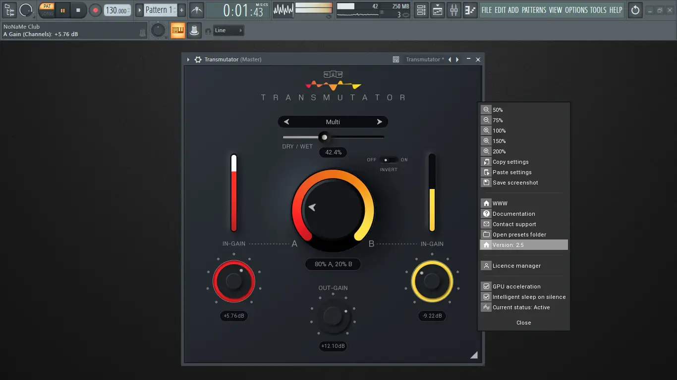 Настройки программы
