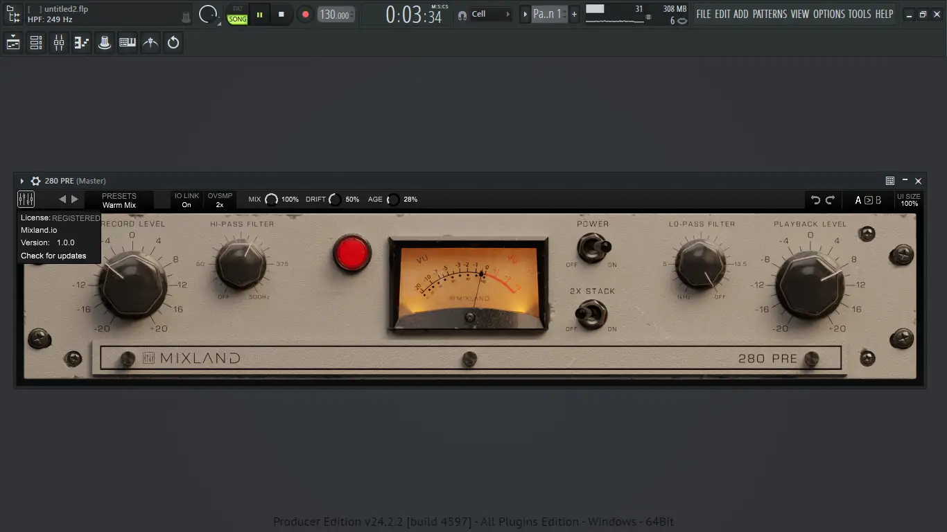 Настройки программы