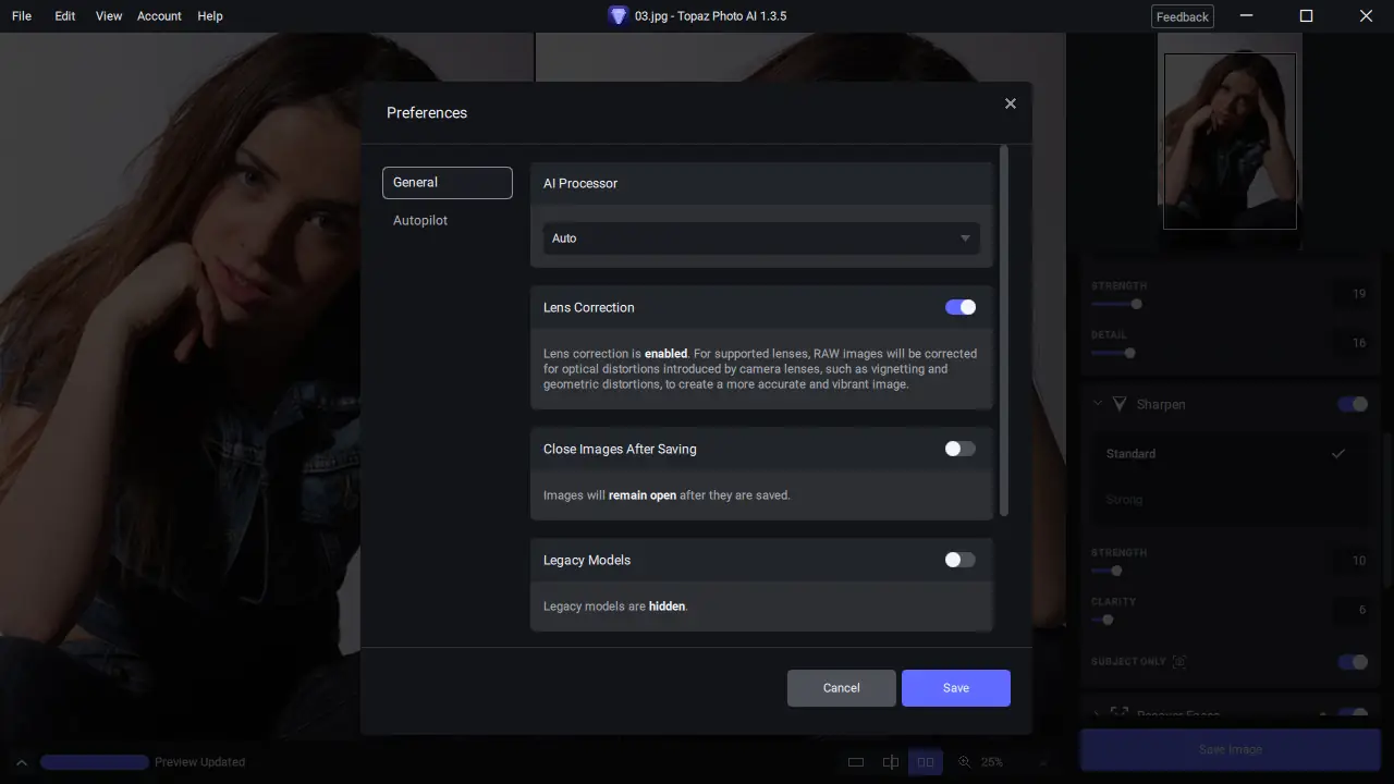 Настройки программы