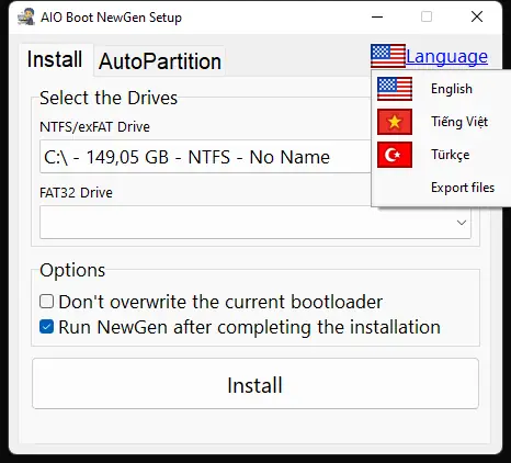 Настройки программы